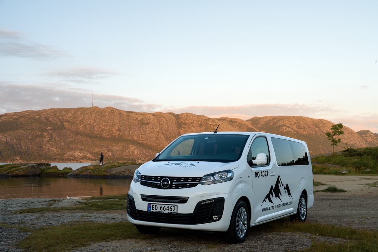 Get Guided Norway electric van